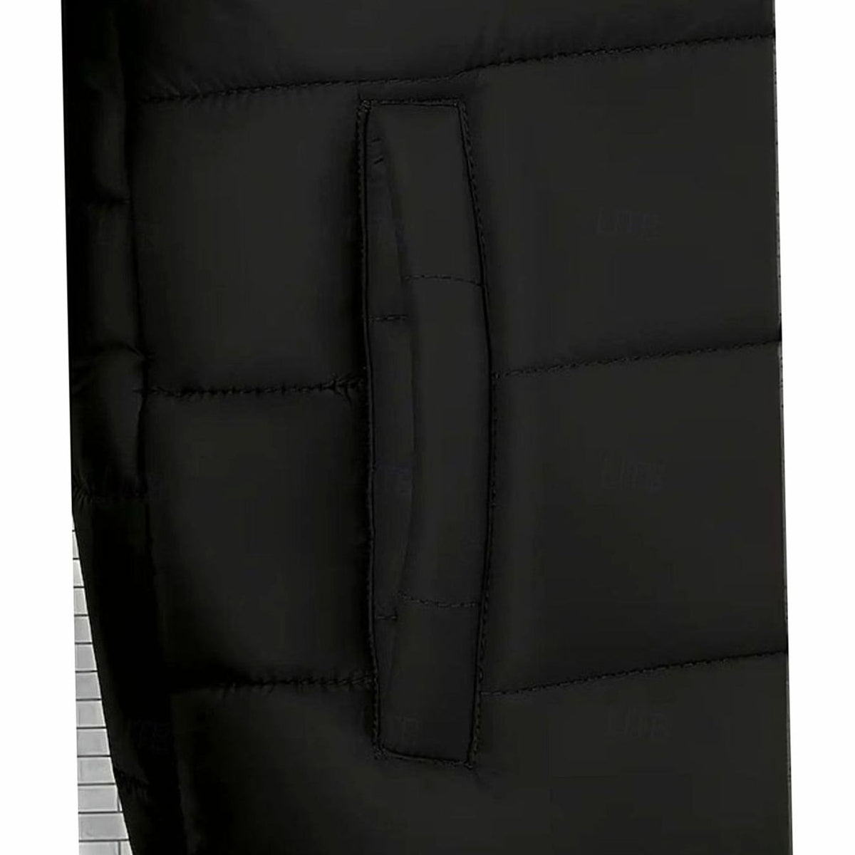 Men's Regular Fit Hooded Quilted Coated Puffer Jacket