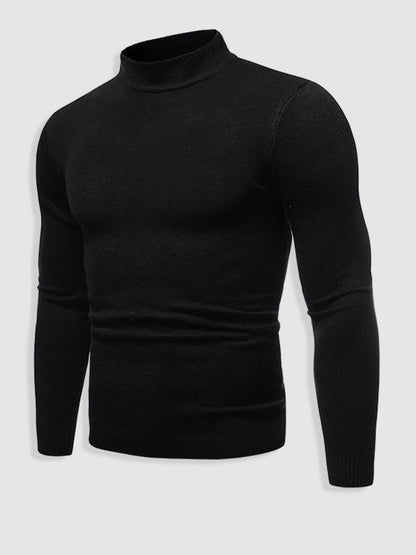 Darryl | Men's Slim-Fit Turtleneck Pullover Sweater - Image 1
