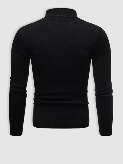 Darryl | Men's Slim-Fit Turtleneck Pullover Sweater - Image 2