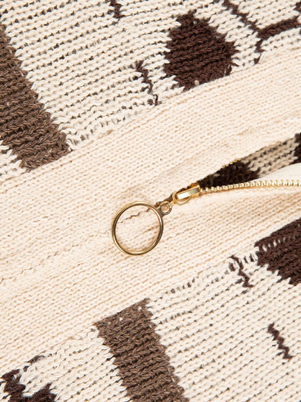 Joel | Men's Shawl Collar Patterned Cardigan - Image 7