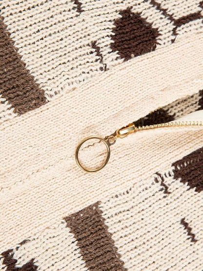 Joel | Men's Shawl Collar Patterned Cardigan - Image 7