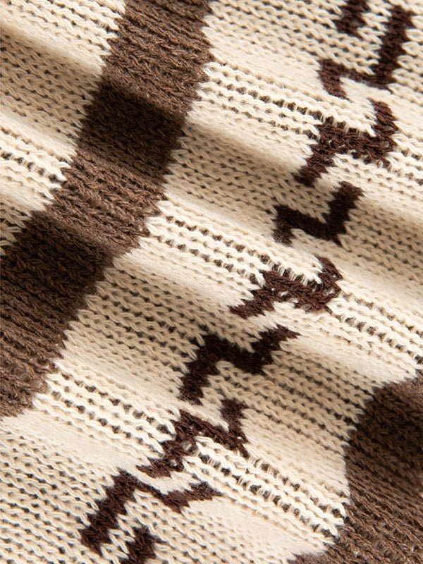 Joel | Men's Shawl Collar Patterned Cardigan - Image 8