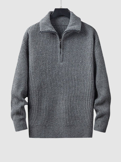 Newton | Men's Quarter Zip Knit Sweater - Image 14