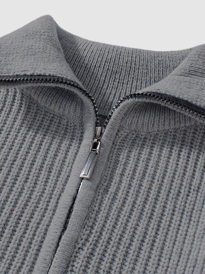 Newton | Men's Quarter Zip Knit Sweater - Image 16