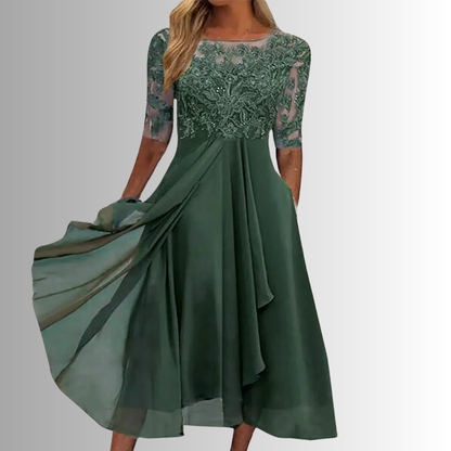 Image of Meredith | Women's A-Line Midi Dress