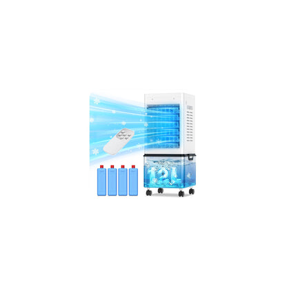 Mobile Evaporative Cooler with 12L Tank & Remote