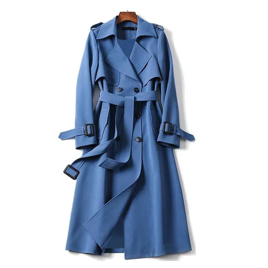 Bella | Women's Belted Double Breasted Trench Coat - Image 1