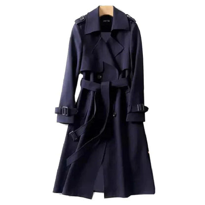 Bella | Women's Belted Double Breasted Trench Coat - Image 6