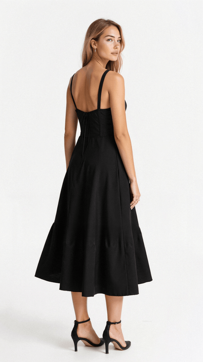 Margaret | Kiana Corset Midi Dress - Elegant, figure-flattering style - Image 4