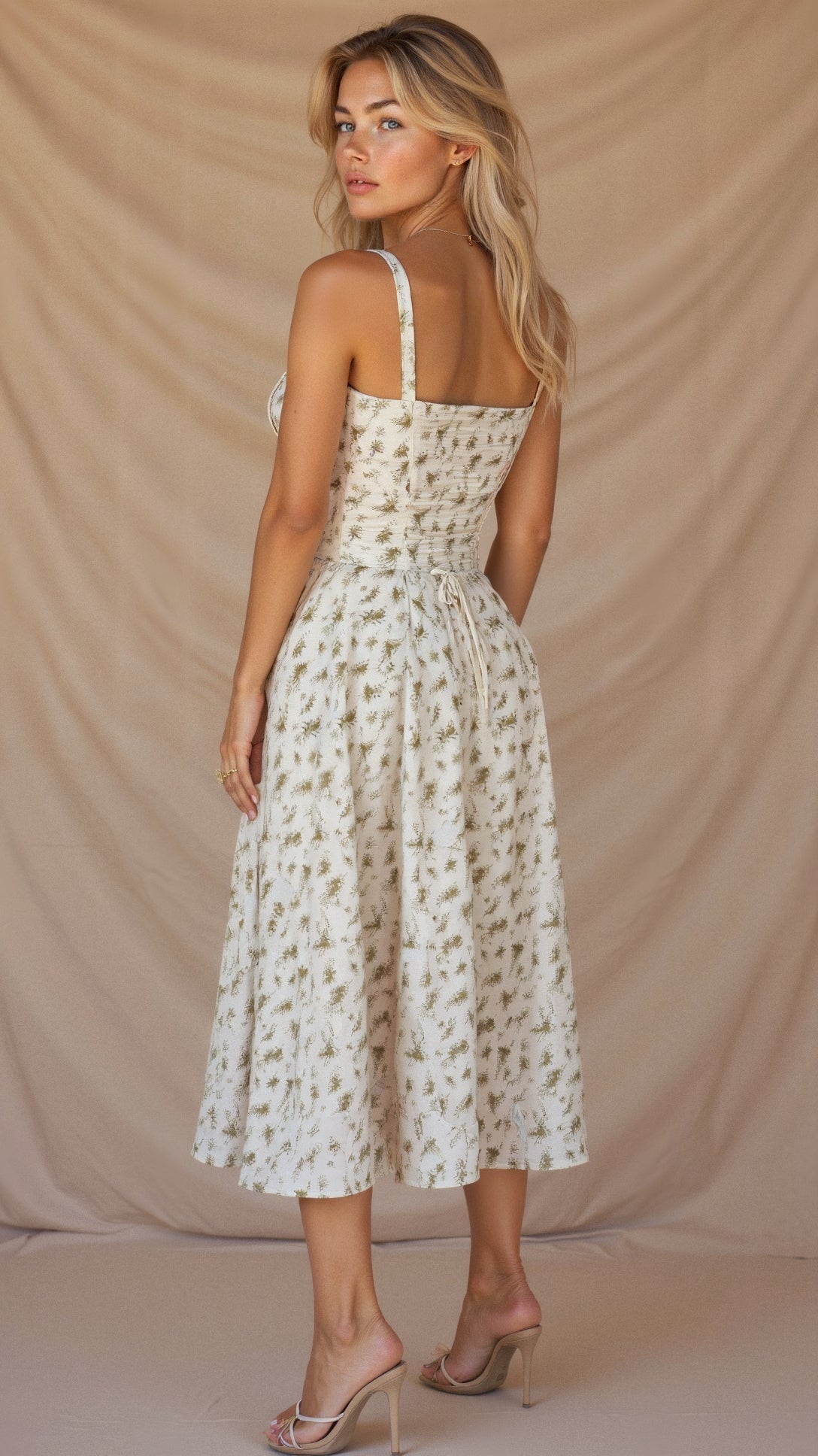 Margaret | Kiana Corset Midi Dress - Elegant, figure-flattering style - Image 10