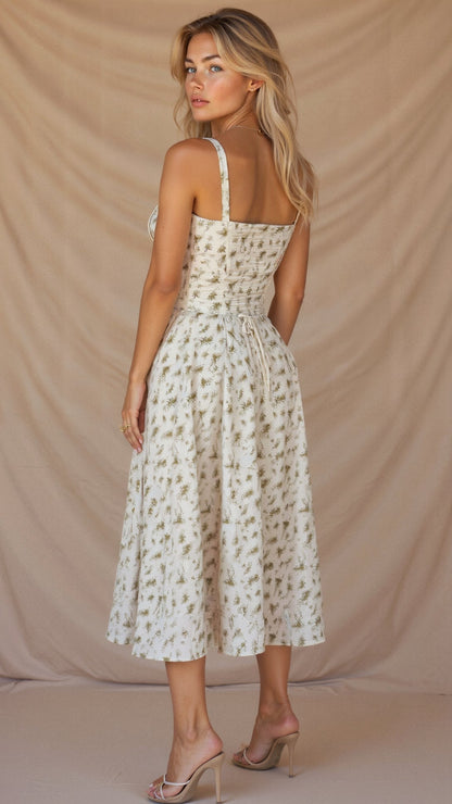 Margaret | Kiana Corset Midi Dress - Elegant, figure-flattering style - Image 10