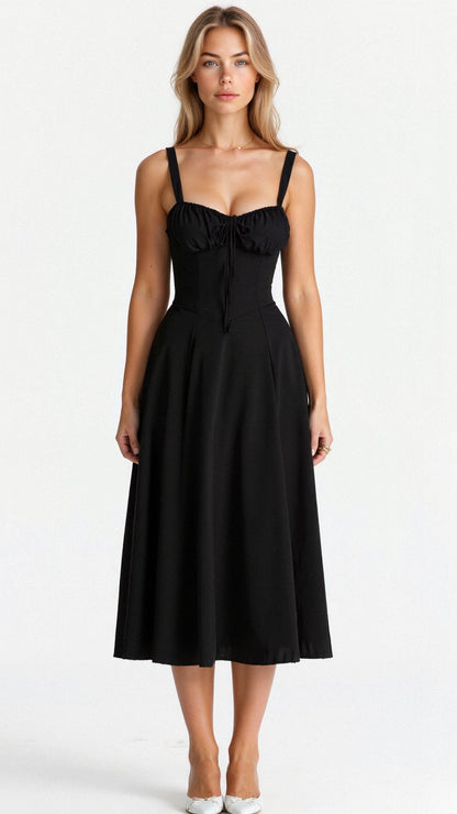 Margaret | Kiana Corset Midi Dress - Elegant, figure-flattering style - Image 3