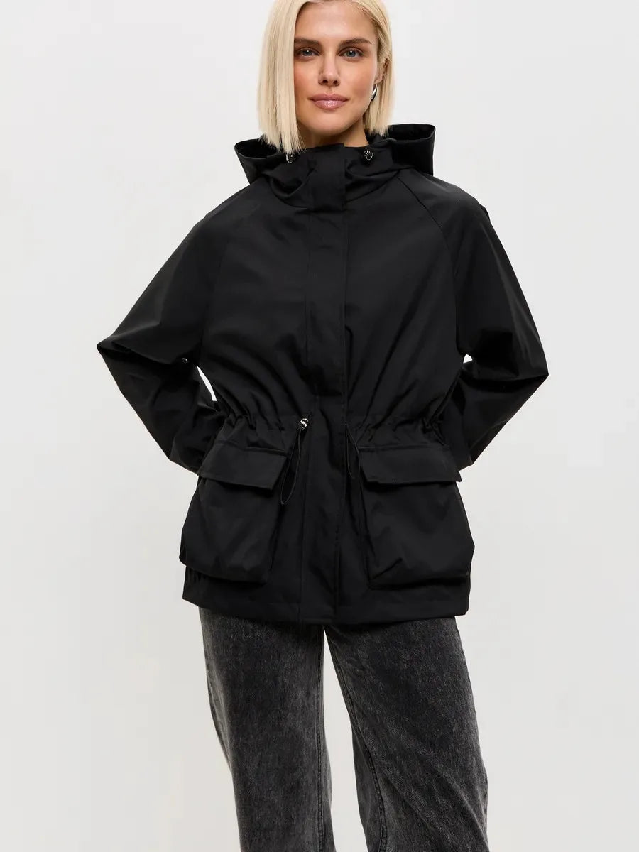 Norma | Women's Hooded Long Coat - Image 1