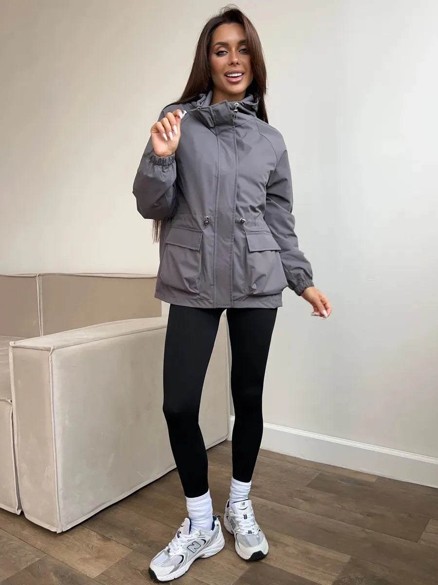 Norma | Women's Hooded Long Coat - Image 3