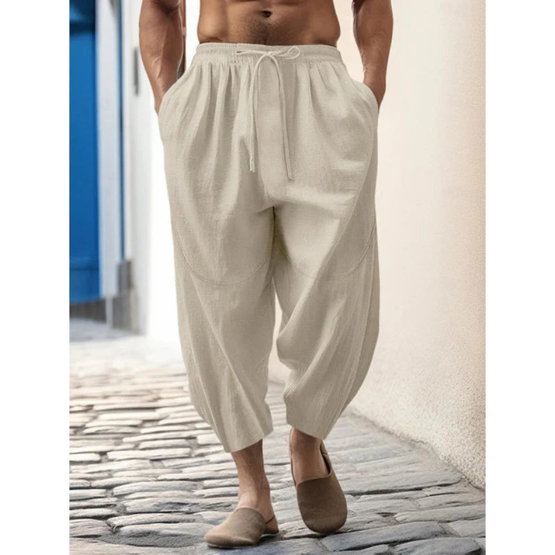 Gus | Lightweight Linen Summer Men's Pants - Image 3