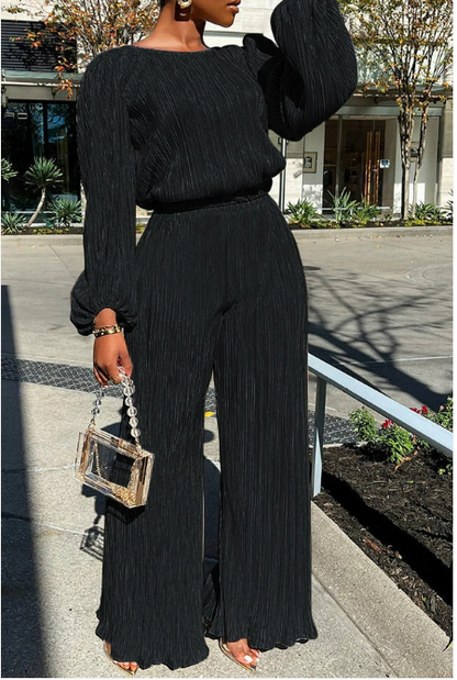 Image of Pam | Women's Wide Leg Two-Piece Set