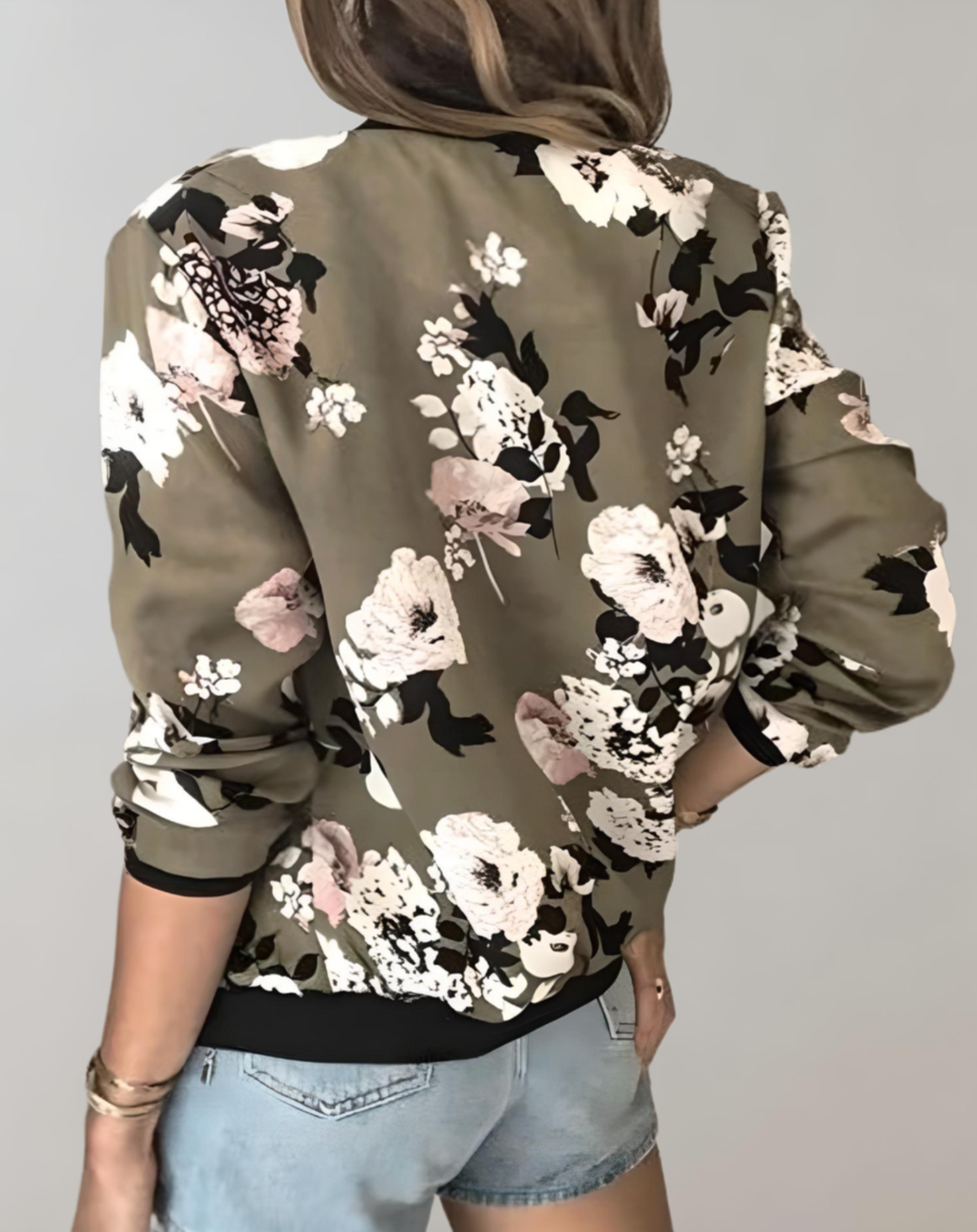 Phyllis | Stylish Floral Bomber Jacket for Women - Image 7