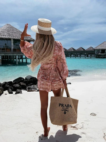 Ariana | Women's Printed Bohemian Style Jumpsuit - Image 9