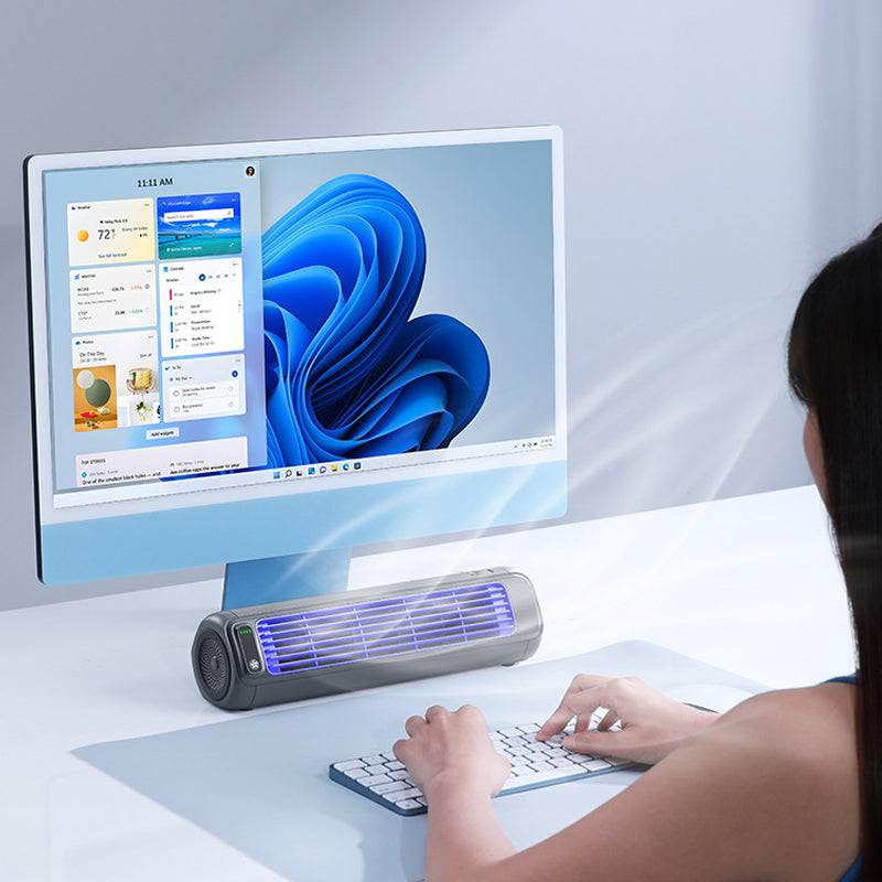 Portable Air Cooler | Wall-Mountable, Quick Cooling & Long-Lasting Battery for Home and Office Use | Clovedale