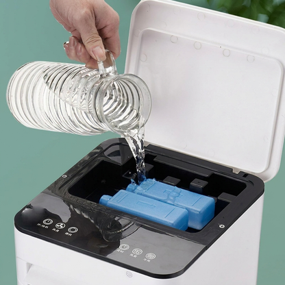 Portable Evaporative Cooler Fan - 3-in-1 Air Circulator & Humidifier