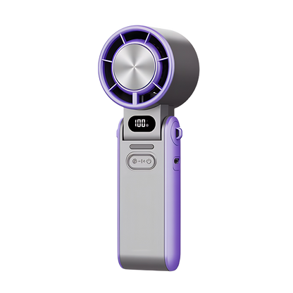 Portable Handheld Cooler Fan with 100 Speeds & Turbo Airflow