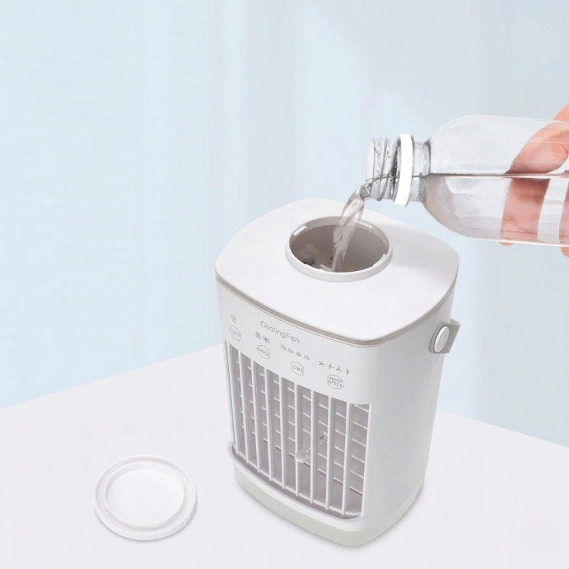Portable Mini Air Cooler with Misting Function