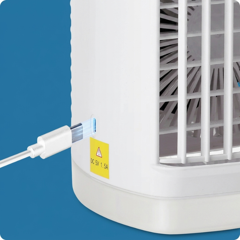 Portable Mini Air Cooler with Misting Function
