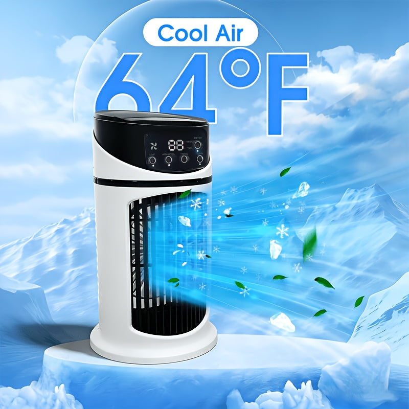 Portable Personal Air Cooler & Humidifier with LED Light