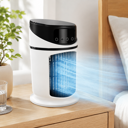 Portable Personal Air Cooler & Humidifier with LED Light