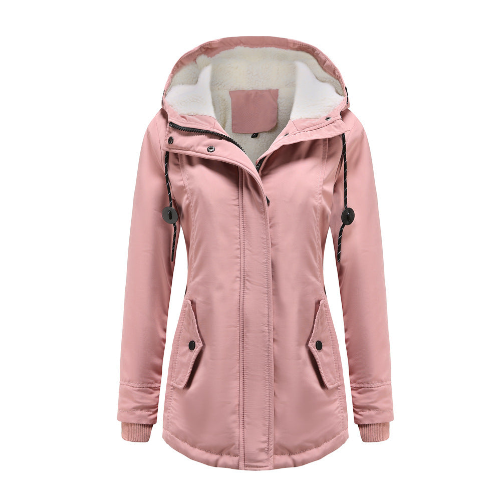 Teresa | Women's Hooded Fleece Lined Winter Jacket - Image 5