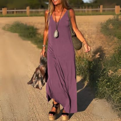 Lana | Elegant Amber Maxi Dress for Every Occasion - Image 6