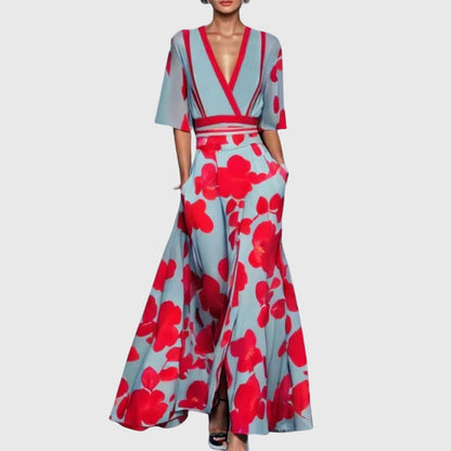 Image of Robin | Women's Floral Wrap Maxi Dress