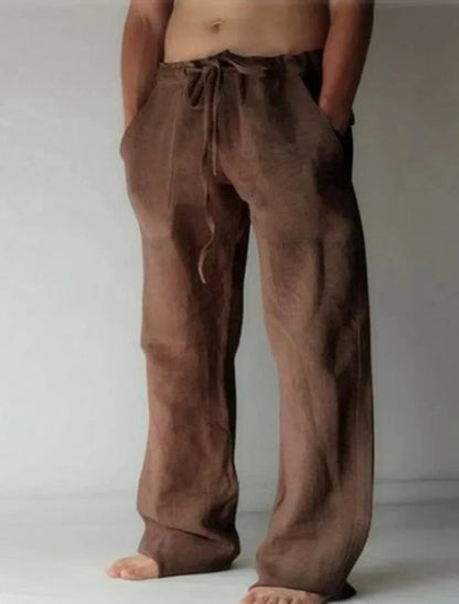 Jay | Men's Stylish Comfortable Baggy Linen Pants - Image 6