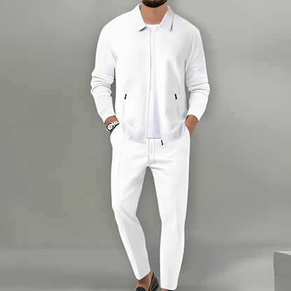 Image of Ryan | Men's Zip Up Jacket Suit Set