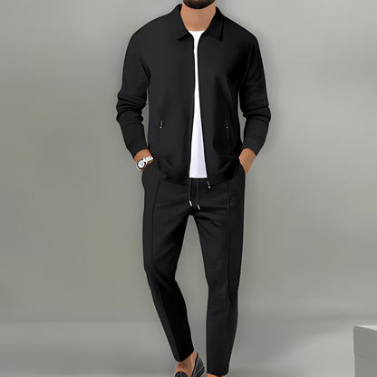 Image of Ryan | Men's Zip Up Jacket Suit Set