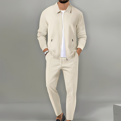 Image of Ryan | Men's Zip Up Jacket Suit Set