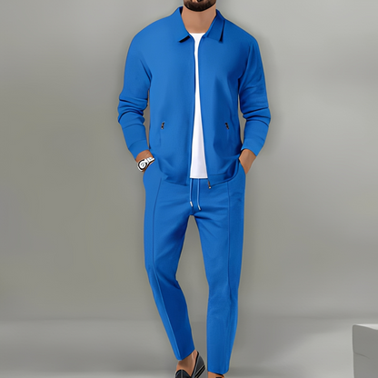 Image of Ryan | Men's Zip Up Jacket Suit Set