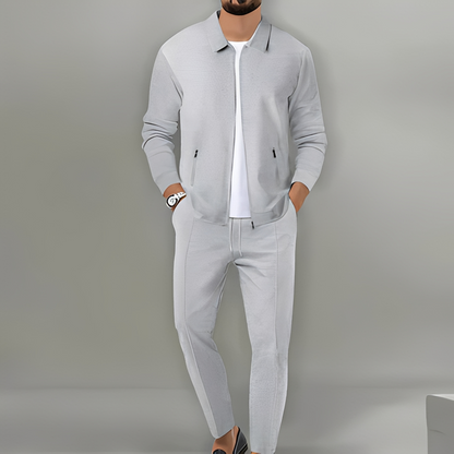 Image of Ryan | Men's Zip Up Jacket Suit Set