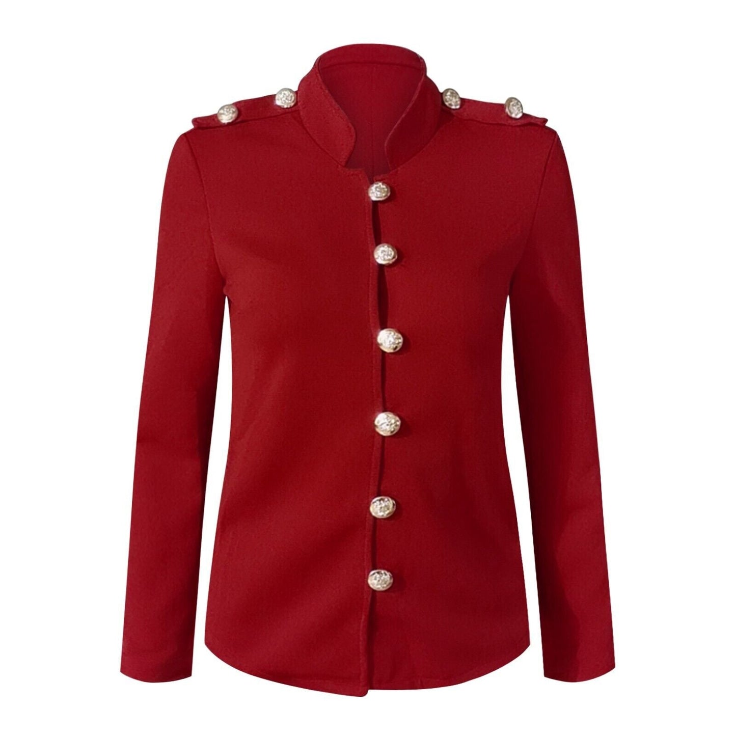 Devon | Women's Button Front Military Style Jacket - Image 6