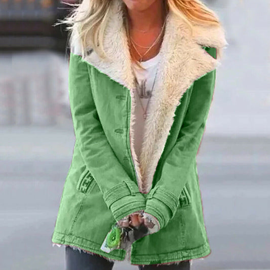 Loretta | Women's Button-Front Mid-Length Jacket - Image 1