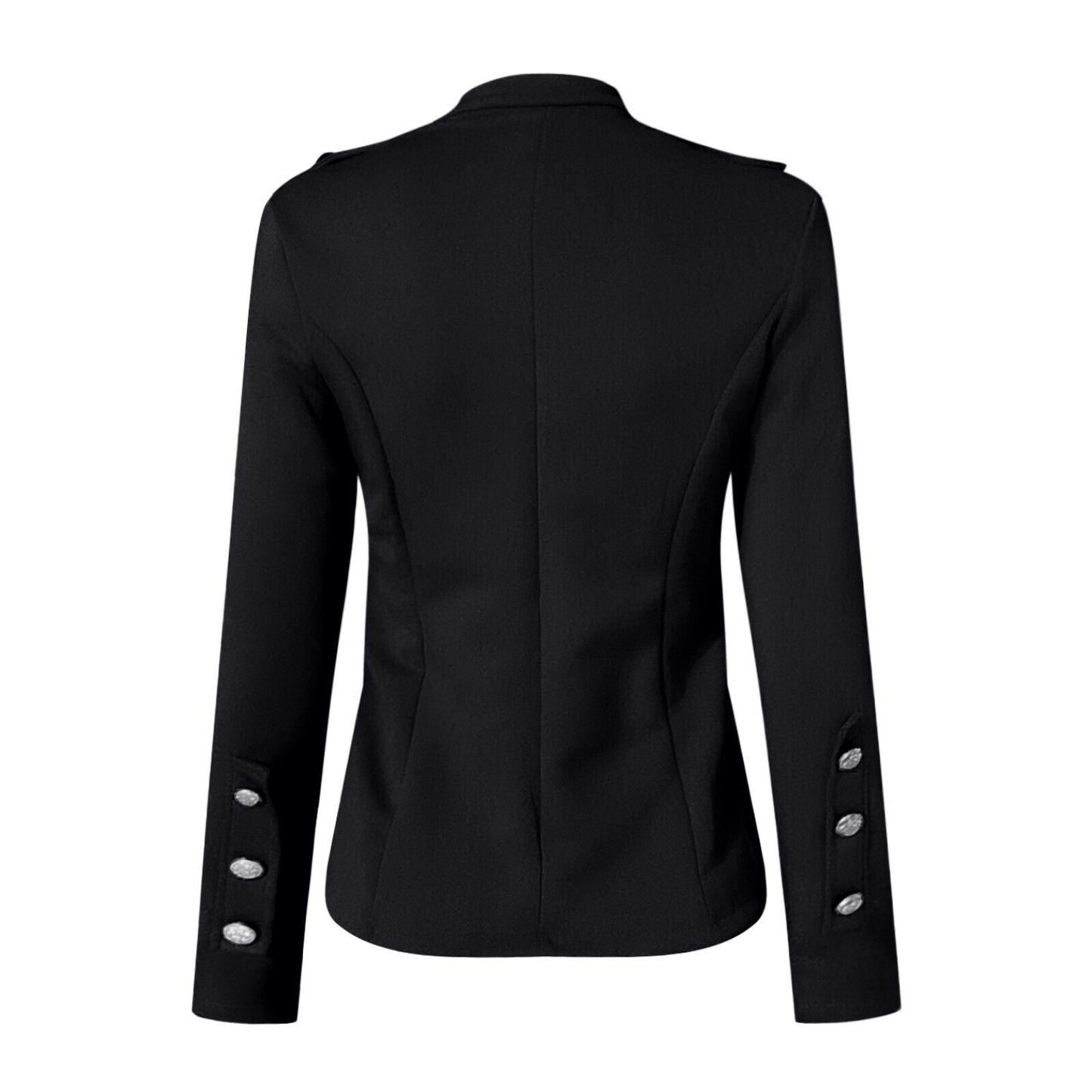 Devon | Women's Button Front Military Style Jacket - Image 9
