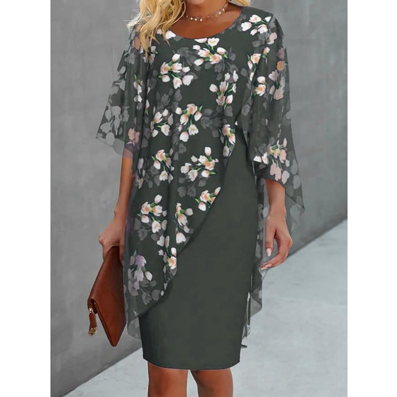 Image of Sandra | Women's Floral Midi Dress