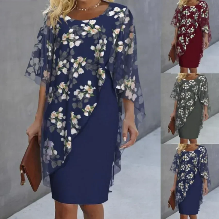 Image of Sandra | Women's Floral Midi Dress