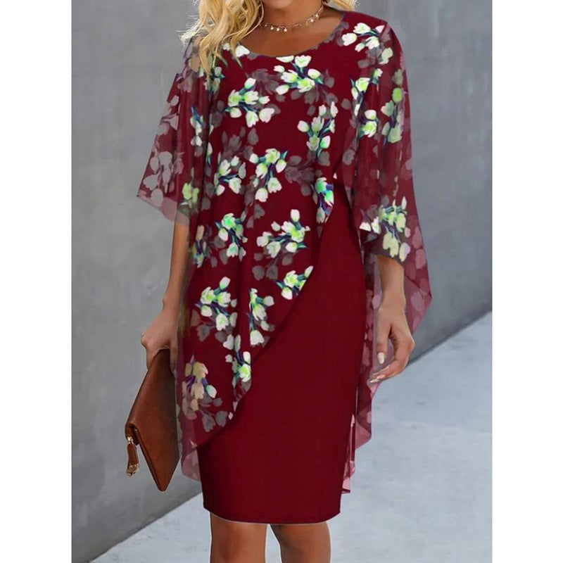 Image of Sandra | Women's Floral Midi Dress