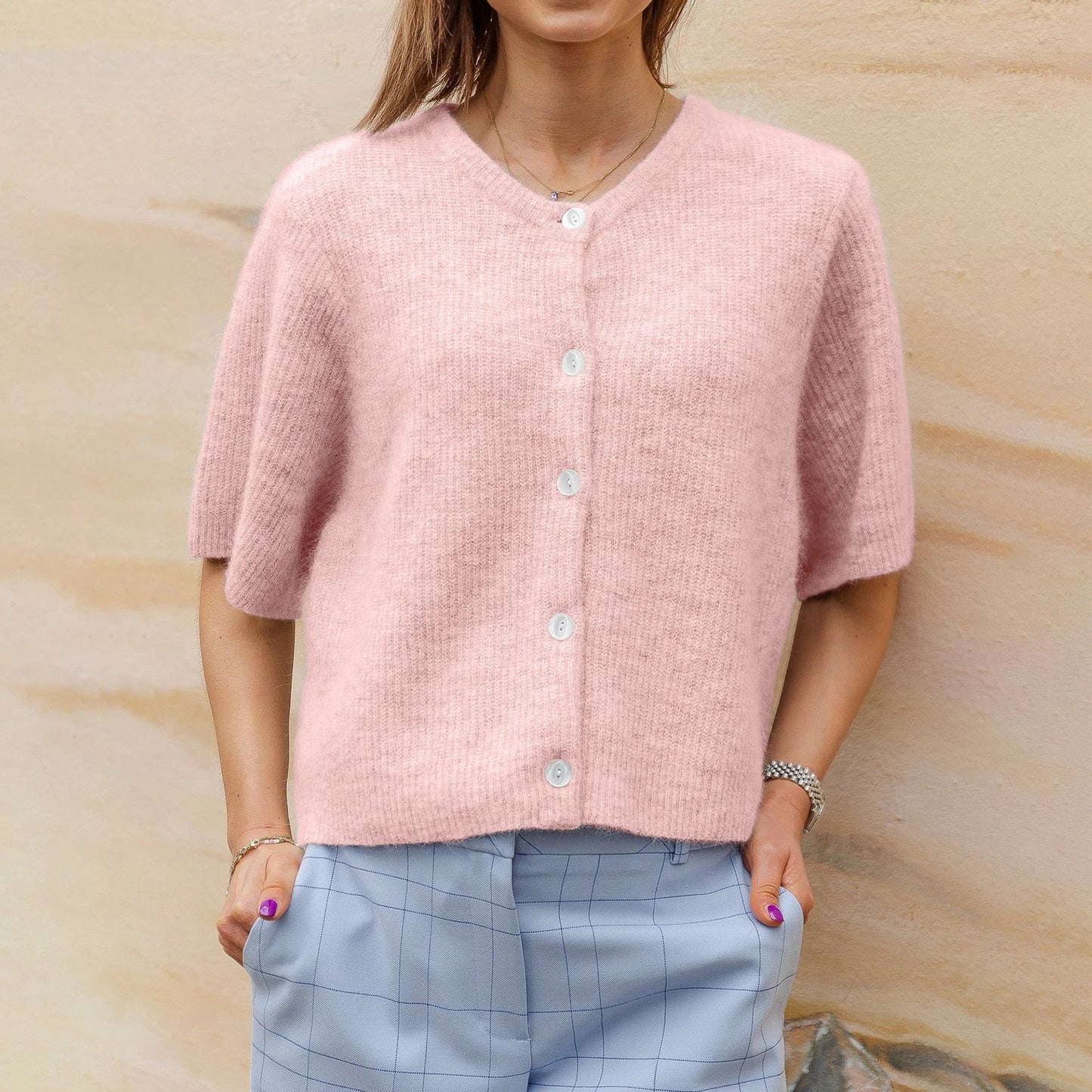 Sandra | Stylish Short Sleeve Cardigan for Women - Image 2