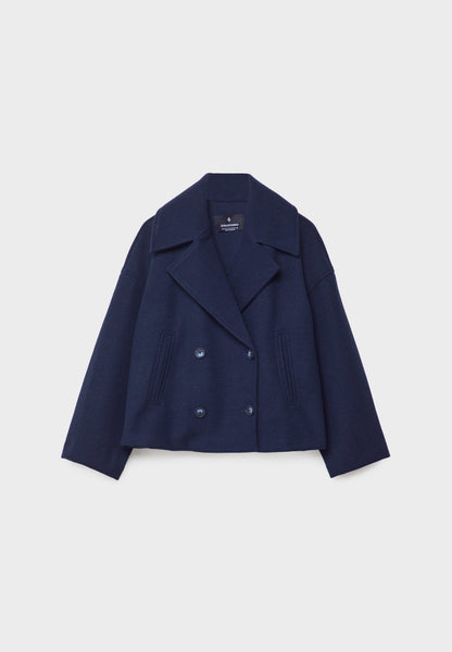 April | Women's Oversized Double-Breasted Short Jacket - Image 14