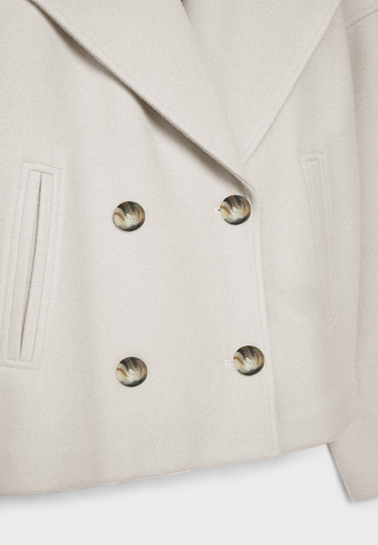 April | Women's Oversized Double-Breasted Short Jacket - Image 4