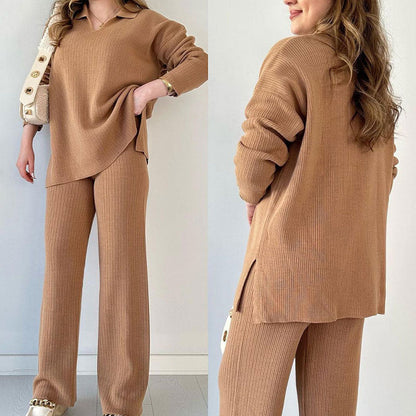 Camille | Women's Wide Leg Pant Set - Image 3