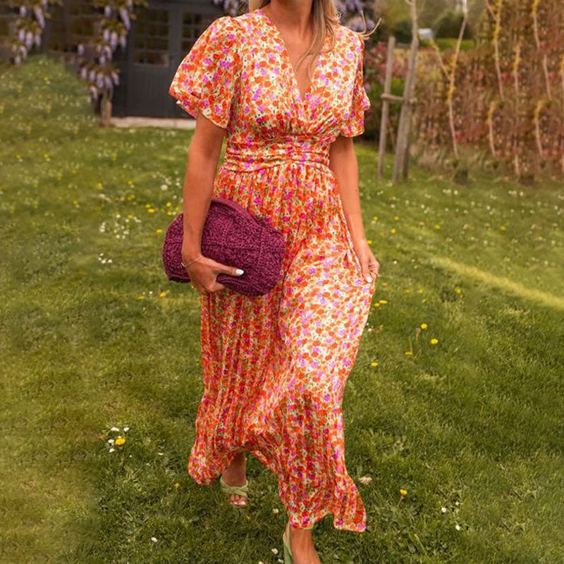 Camille | Elegant V-Neck Dress for Modern Women - Image 3