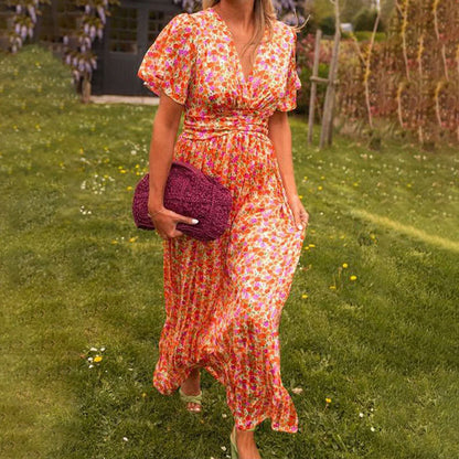 Camille | Elegant V-Neck Dress for Modern Women - Image 3